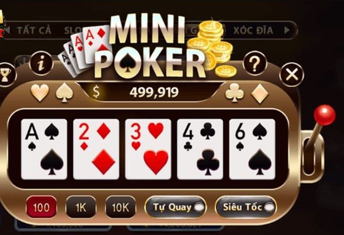 Luật chơi cơ bản trong game Mini Poker