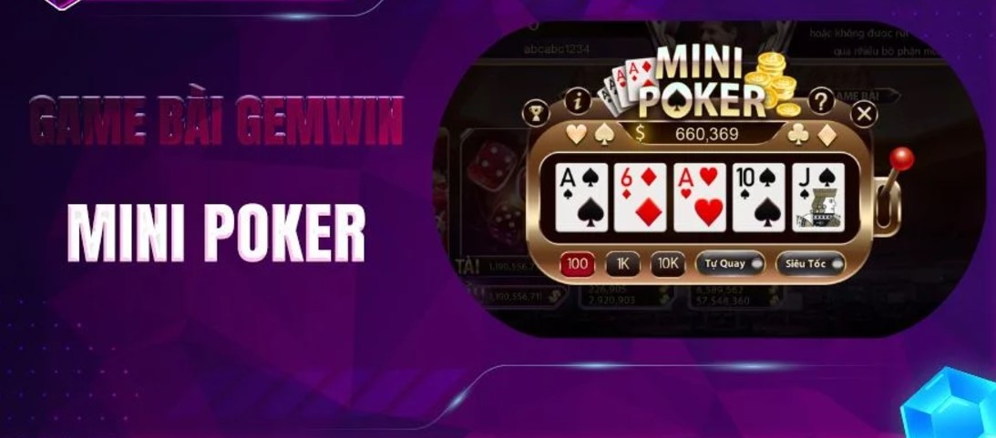 Hướng dẫn cách tham gia game Mini Poker tại Vin777